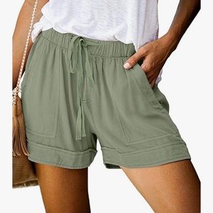 Size small new Amazon olive green shorts